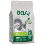 Ξηρά τροφή για ενήλικους μικρόσωμους σκύλους , μονοπρωτεινική OASY OAP ADULT small/mini rabbit 2.5kgr