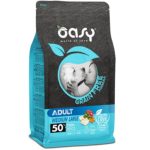 Ξηρά τροφή για ενήλικους μεσαίου μεγέθους και μεγαλόσωμους σκύλους OASY GRAIN FREE ADULT medium/large fish 12kgr