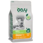 Ξηρά τροφή για ενήλικες στειρωμένες γάτες OASY ADULT STERILISED chicken 1.5kgr