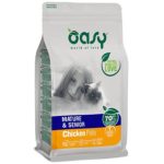 Ξηρά τροφή για ενήλικες γάτες OASY ADULT SENIOR chicken 1.5kgr
