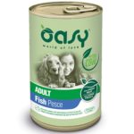 Κονσέρβα σκύλου OASY PATE ADULT fish 400gr συσκευασία 12 τεμαχίων