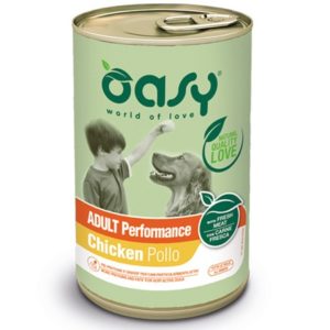 Κονσέρβα σκύλου OASY PATE ADULT Performance chicken 400gr συσκευασία 12 τεμαχίων