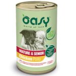 Κονσέρβα σκύλου OASY PATE ADULT Senior chicken  400gr συσκευασία 12 τεμαχίων