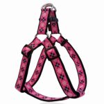 Σαμαράκι σκύλου ιμάντας ROMB LINE HARNESS TYPE A Ροζ large