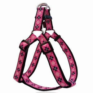 Σαμαράκι σκύλου ιμάντας ROMB LINE HARNESS TYPE A Ροζ extra small