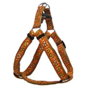Σαμαράκι σκύλου ιμάντας CUTE BONES HARNESS πορτοκαλί extra small