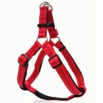 Σαμαράκι σκύλου διπλής στρώσης με μαξιλάρι STRIPES HARNESS WITH SOFT FILLING TYPE A κόκκινο small