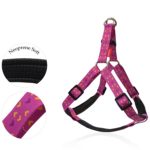 Σαμαράκι σκύλου neoprene MOTIVO ROSA HARNESS TYPE A large