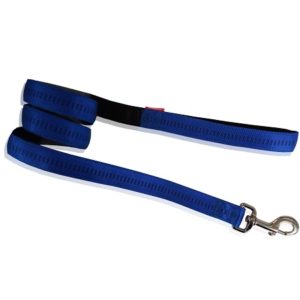 Οδηγός σκύλου ιμάντας DOUBLE LAYER LEASH WITH SOFT FILLING μπλε large