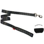 Οδηγός σκύλου neoprene MOTIVO CUORI GRIGI LEASH WITH NEOPRENE large