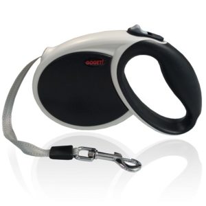 Οδηγός σκύλου πτυσσόμενος GOGET AUTOMATIC LEASH TAPE BLACK large breeds 7m