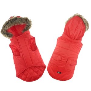 Ρούχο σκύλου αδιάβροχο μπουφάν CLASSIC JACKET Large κόκκινο