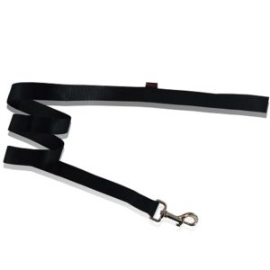 Οδηγός σκύλου ιμάντας SINGLE LAYER LEASH μαύρο