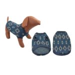 Ρούχο σκύλου  ΠΛΕΚΤΗ ΜΠΛΟΥΖΑ Μ921-1006 ΚΧ ζακάρ μπλε