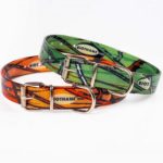 Περιλαίμιο σκύλου PVC BIOTHANE Παραλλαγής χακί πράσινο Μικρό