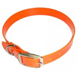 Περιλαίμιο σκύλου PVC ΦΩΣΦΟΡΙΖΟΝ Μικρό πορτοκαλί 45*2cm