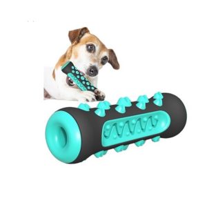 Οδοντικό παιχνίδι υψηλής αντοχής, σχέδιο κόκαλo για μεσαίου και μεγάλου μεγέθους σκυλιά Hard Bone Dog Toothbrush  Μαύρο / Μπλε