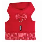 Σαμαράκι-Ρούχο σκύλου DOTS MESH HARNESS with SKIRT Xsmall κόκκινο πουά