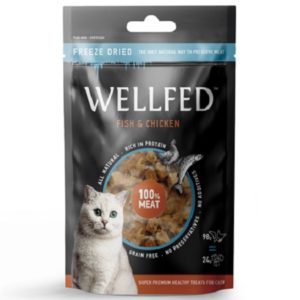Σνακ για γάτες WELLFED PURE FISH & CHICKEN 24gr