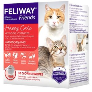 Συσκευή για φερομόνη γάτας FELIWAY FRIENDS DIFFUSER (ΗΛΕΚΤΡΙΚΗ ΣΥΣΚΕΥΗ) + φιαλίδιο φερομόνης 48ml