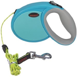 Οδηγός σκύλου πτυσσόμενος GOGET AUTOMATIC LEASH CORD BLUE extra small breeds 3m