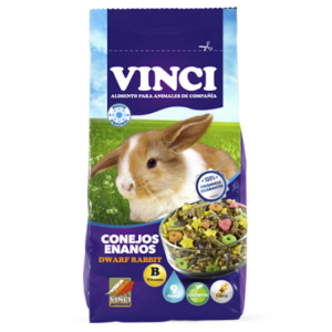 Ξηρά τροφή για κουνέλια νάνους VINCI 1KG
