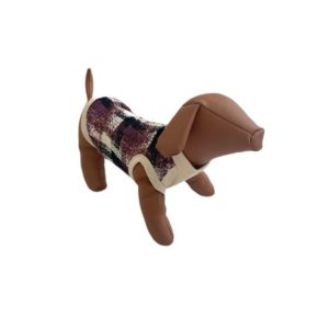 Ρούχο σκύλου ΠΛΕΚΤΗ ΜΠΛΟΥΖΑ Μ931-1015 καρό μωβ