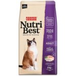 Ξηρά τροφή για ενήλικες γάτες NUTRIBEST PICART  Cat Adult Chicken & Rice Premium 15kg
