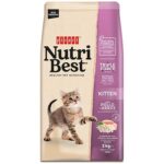 Ξηρά τροφή για αναπτυσσόμενες γάτες NUTRIBEST PICART Kitten Chicken & Rice Premium 2kg