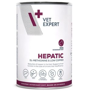 Κονσέρβα σκύλου ΚΛΙΝΙΚΗ ΔΙΑΙΤΑ VET EXPERT Hepatic dog 400 gr συσκευασία 6τμχ