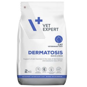 Ξηρά τροφή γάτας ΚΛΙΝΙΚΗ ΔΙΑΙΤΑ VET EXPERT Dermatosis duck rice 2 kg