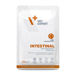 Φακελάκι γάτας ΚΛΙΝΙΚΗ ΔΙΑΙΤΑ VET EXPERT Intestinal cat 100 gr συσκευασία 12τμχ