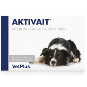 Διατροφικό συμπλήρωμα για την υποστήριξη του νευρικού συστήματος του σκύλου AKTIVAIT MEDIUM/LARGE BREED 1x60caps