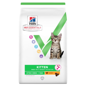 Ξηρά τροφή για αναπτυσσόμενες γάτες HILL'S VET ESSENTIALS kitten 1.5kg