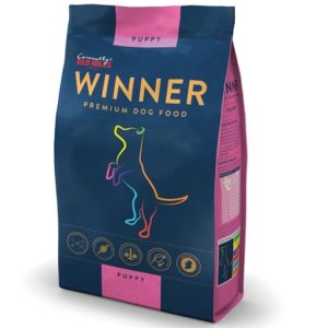 Ξηρά τροφή για αναπτυσσόμενους μικρού και μεσαίου μεγέθους σκύλους WINNER PUPPY 15kgr