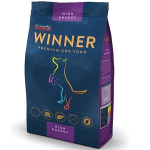 Ξηρά τροφή για ενήλικους δραστήριους σκύλους WINNER HIGH ENERGY 15kgr