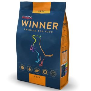 Ξηρά τροφή για ενήλικους σκύλους WINNER BEEF 15kgr