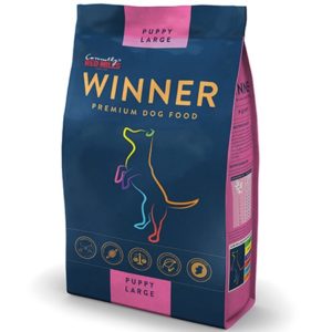 Ξηρά τροφή για αναπτυσσόμενους μεγάλου μεγέθους σκύλους WINNER PUPPY large breed 15kgr
