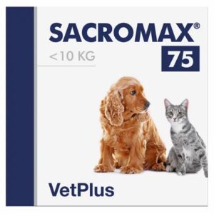 Διατροφικό συμπλήρωμα για την υποστήριξη της ηπατικής λειτουργείας στο σκύλο SACROMAX 75 30x1gr <10kg