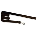Οδηγός σκύλου ιμάντας DOG LEASH VELVET BROWN S 1.5 X 120CM