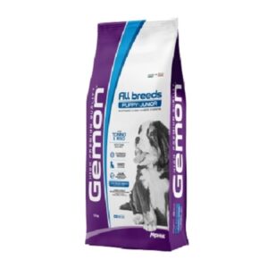 Ξηρά τροφή για αναπτυσσόμενους σκύλους Gemon all breeds puppy & junior tuna & rice 15kgr