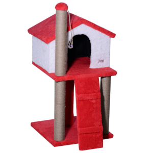 Ονυχοδρόμιο γάτας με σκάλα 84 x 40 x 40cm,