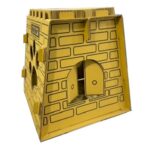 Ονυχοδρόμιο γάτας CAT PAPER SCRATCHER HOUSE YELLOW 51X48X50CM