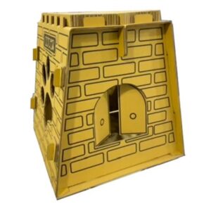 Ονυχοδρόμιο γάτας CAT PAPER SCRATCHER HOUSE YELLOW 51X48X50CM