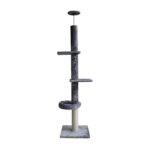 Ονυχοδρόμιο γάτας CAT TOWER TO CEILING GREY-1 NEST 60X60X248CM