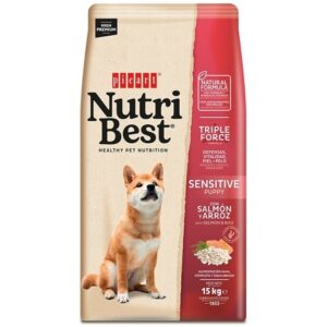 Ξηρά τροφή για κουτάβια , σκύλους PICART NUTRIBEST PUPPY Sensitive Salmon & Rice 15kg