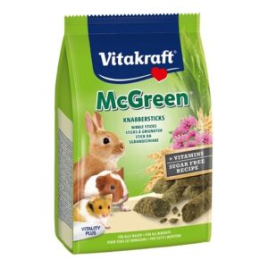 Σνακ για κουνέλια με θρεπτικό χόρτο VITAKRAFT GREENIES μπαστουνάκια 40gr