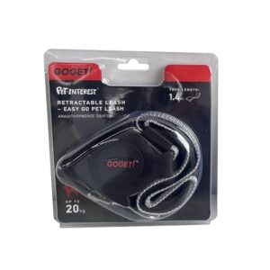 Οδηγός σκύλου πτυσσόμενος GOGET EASY-GO PET LEASH 1.4m -40KG BLACK